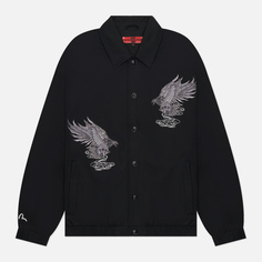 Мужская куртка ветровка Evisu Eagle & Evisu Embroidered чёрный, Размер S