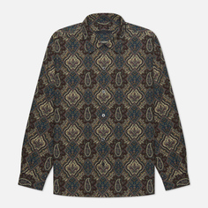 Мужская рубашка SOPHNET. Regular Collar Big Paisley фиолетовый, Размер S