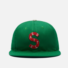 Кепка Ebbets Field Flannels Seattle Metropolitans 1917 Vintage зелёный, Размер ONE SIZE