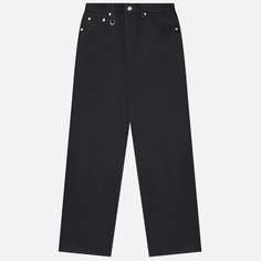 Мужские джинсы uniform experiment Rigid Denim Tapered Stretch Selvedge чёрный, Размер S