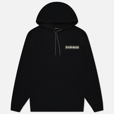 Мужская толстовка Napapijri Mataje Hoodie чёрный, Размер XL