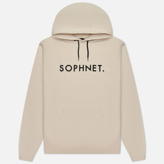 Мужская толстовка SOPHNET. Logo Hoodie белый, Размер L