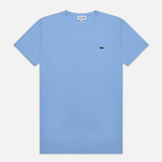 Мужская футболка Lacoste Single-Color Jersey голубой, Размер XXXL