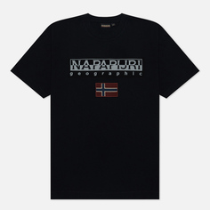 Мужская футболка Napapijri Ayas чёрный, Размер M