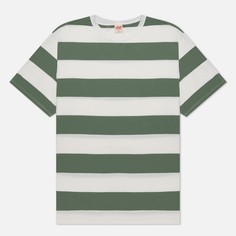 Мужская футболка TSPTR Border Stripe оливковый, Размер S