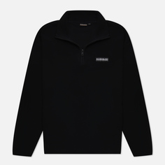 Мужская толстовка Napapijri Morgex Half Zip Fleece чёрный, Размер XXXL