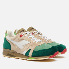 Кроссовки Diadora N.9000 зелёный, размер 36.5 EU