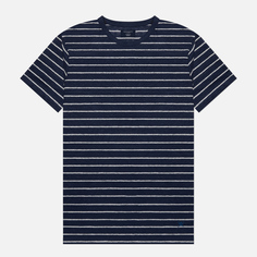 Мужская футболка Hackett Linen Stripe синий, Размер S