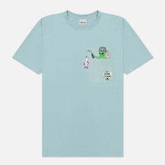 Мужская футболка Ripndip Gone Fishing Pocket голубой, Размер M