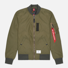 Женская куртка бомбер Alpha Industries L-2B Skymaster Gen II Flight зелёный, Размер XS