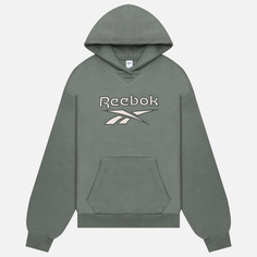 Женская толстовка Reebok Classics AE Big Logo Fit Hoodie зелёный, Размер S