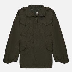 Мужская демисезонная куртка Alpha Industries M-65 Field Coat оливковый, Размер M