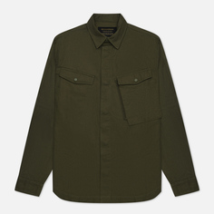 Мужская рубашка maharishi Miltype Custom Organic Cotton Twill оливковый, Размер L