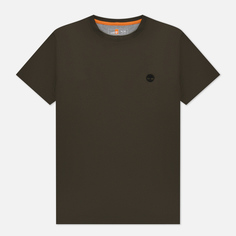 Мужская футболка Timberland Dunstan River Slim Fit зелёный, Размер S