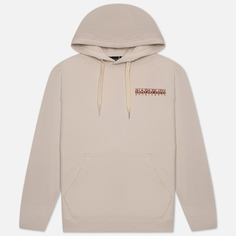 Мужская толстовка Napapijri Quito Hoodie бежевый, Размер XL