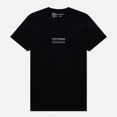 Мужская футболка maharishi Miltype Crew Neck чёрный, Размер XL
