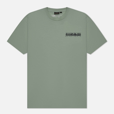 Мужская футболка Napapijri S-Jubones зелёный, Размер M