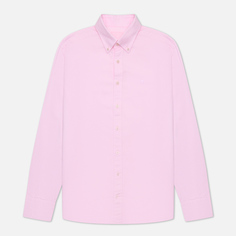 Мужская рубашка Hackett Garment Dyed Oxford Slim Fit розовый, Размер S