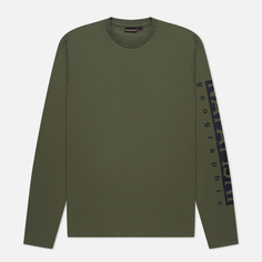 Мужской лонгслив Napapijri Sadas оливковый, Размер S