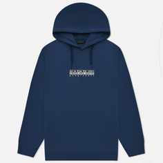 Мужская толстовка Napapijri Box Hoodie Loose Fit синий, Размер M