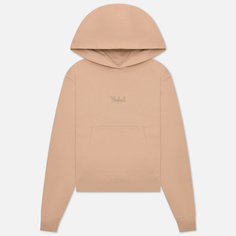 Женская толстовка Woolrich Logo Hoodie бежевый, Размер M