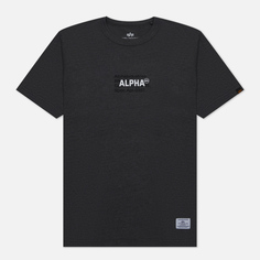 Мужская футболка Alpha Industries Code Graphic серый, Размер M