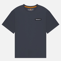 Мужская футболка Timberland Heavyweight Woven Badge серый, Размер S
