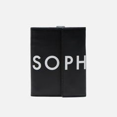 Кошелек SOPHNET. Logo Leather чёрный, Размер ONE SIZE