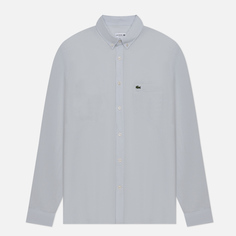 Мужская рубашка Lacoste Linen Regular Fit голубой, Размер 39