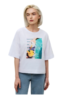 Футболка женская Baon B2323089 белая XS