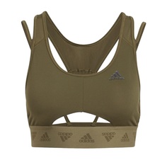 Топ женский Adidas HC2917 зеленый L