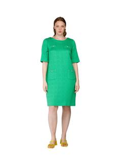 Платье женское Helmidge 11394 зеленое 46