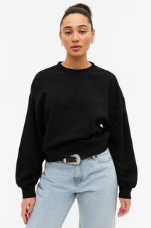 Свитшот женский Monki 1136241001 черный XL (доставка из-за рубежа)