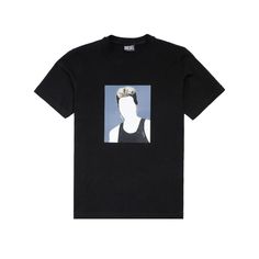 Футболка Diesel для мужчин, A038030BEAF9XX, чёрный-9XX, размер S