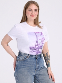 Футболка женская Апрель 1ЖДФК4259001 белая 112/164