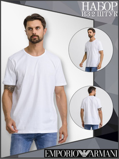 Комплект футболок мужских Emporio Armani 111647_CC722 белых L