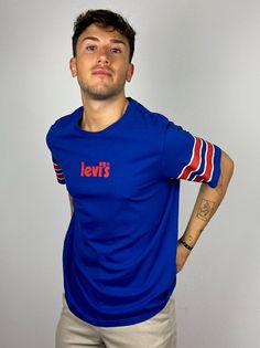 Футболка мужская Levis 16143-0767 синяя M Levis®