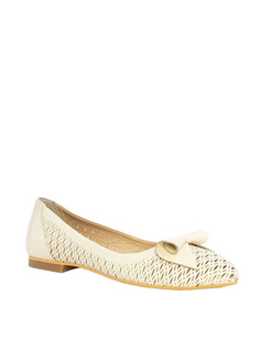 Балетки женские Milana 2012421 бежевые 41 RU