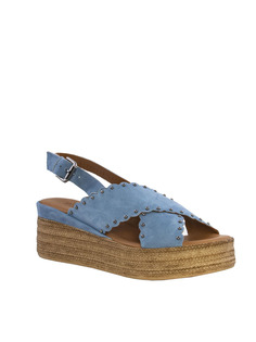 Босоножки женские Milana 2011251 голубые 40 RU