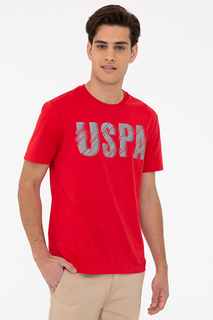 Футболка мужская U.S. POLO Assn. G081SZ0110EDDYIY021-E красная XS