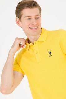 Футболка мужская U.S. POLO Assn. G081SZ011-000-1572929-TP04IY023 желтая XS