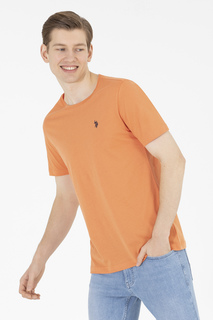 Футболка мужская U.S. POLO Assn. G081SZ011-000-1571032-TS01IY023 оранжевая 2XL