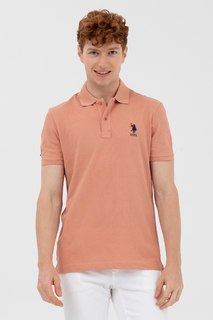 Футболка мужская U.S. POLO Assn. G081SZ011-000-1572929-TP04IY023 оранжевая M