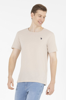 Футболка мужская U.S. POLO Assn. G081SZ011-000-1571032-TS01IY023 бежевая XS