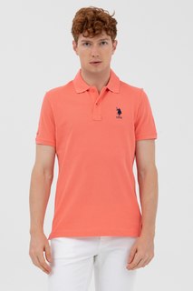 Футболка мужская U.S. POLO Assn. G081SZ011-000-1572929-TP04IY023 оранжевая 3XL