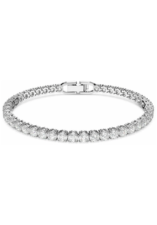 Браслет из стали с кристаллами р.16-17.5 Swarovski 5409771