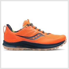 Спортивные кроссовки женские Saucony Peregrine 12 оранжевый/чёрный US 8, 1 пара