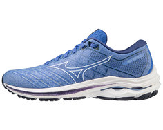 Спортивные кроссовки женские Mizuno Wave Inspire 18 голубой/белый/чёрный UK 5,5, 1 пара