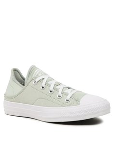 Кеды женские Converse Ctas Crush Heel Ox A04369C зеленые 39 EU