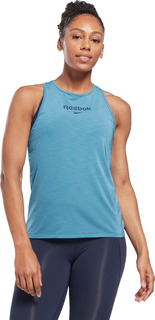 Майка женская Reebok HS4736 синяя 2XS
